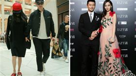圖翻攝自微博　黃曉明Angelababy　合成圖
