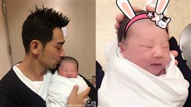 大陸演員趙文卓喜獲第三胎。（圖／翻攝自趙文卓微博）