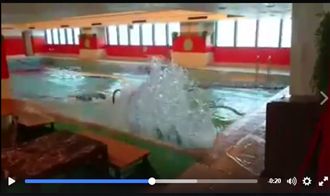 比地震還晃　85大樓泳池水濺如海嘯
