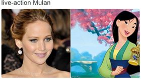 花木蘭真人版電影選角謠言（圖／取自Unreel News推特）
