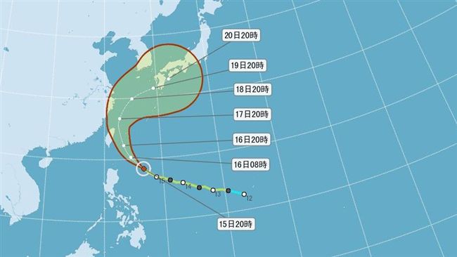 馬勒卡今晚發布海警　暴風圈影響北台