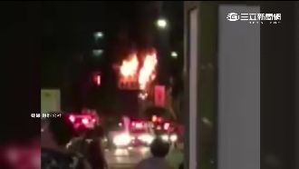 中秋夜燒肉店起火　急疏散幸無人傷亡