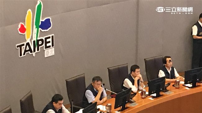 北北基明停班停課　柯文哲進駐災變
