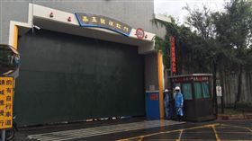 馬勒卡颱風　水利處關閉水門拖吊車輛　北市水利處提供 16:9