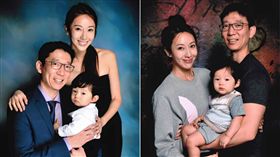 隋棠,Max,Tony,懷孕,全家福,鯊魚夾/臉書