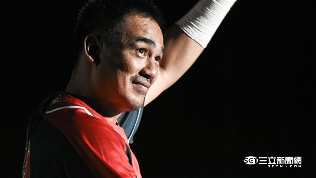 陳金鋒引退　圖／記者林敬旻攝