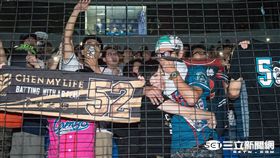 陳金鋒引退,球迷 圖／記者林敬旻攝