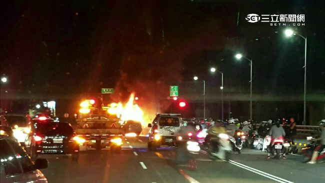酒駕釀禍！后豐大橋火燒車一傷一命危