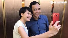 新北市副發言人黃詩婷　朱立倫　截自臉書