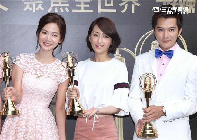 邱澤、柯佳嬿、曾之喬主演的「必娶女人」入圍金鐘獎。（記者邱榮吉/攝影）