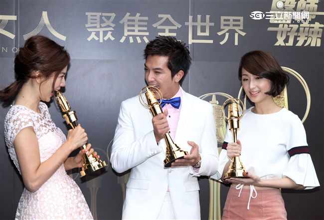 邱澤、柯佳嬿、曾之喬主演的「必娶女人」入圍金鐘獎。（記者邱榮吉/攝影）