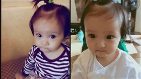 歐弟愛女「JoJo」。（合成圖／翻攝自歐弟微博）