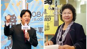 陳菊、賴清德（合成圖／翻攝自陳菊、賴清德臉書）