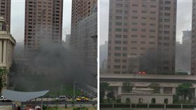 桃園市藝文特區起火