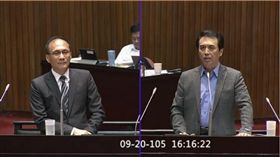 林全,陳學聖　圖／翻攝自立法院直播