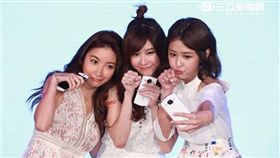 邵雨薇 張景嵐 許維恩 美圖M6手機記者會--圖／鄭先生