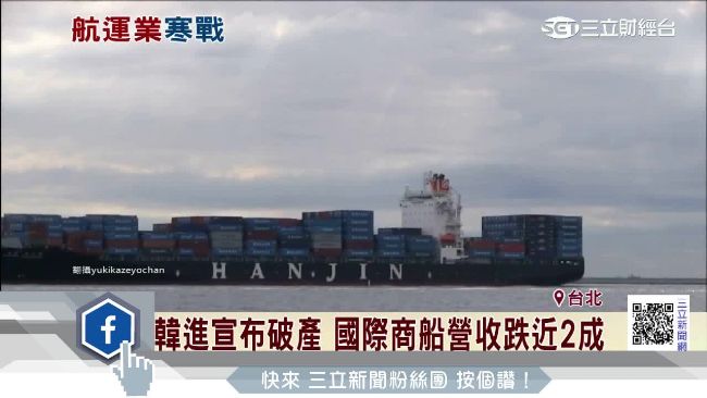 全球海運景氣差　貨櫃大企業營收直落