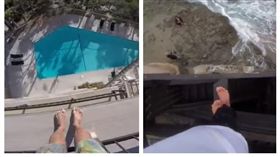 網友「8booth」極限跳水（圖／翻攝自8booth YouTube）