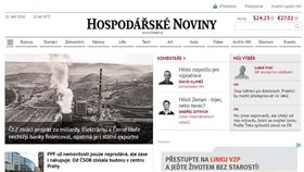 捷克,經濟日報,主筆,中國大陸,台灣
圖／翻攝自Hospodarske Noviny官網