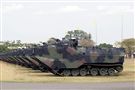 海軍陸戰隊幾乎勝任所有地形作戰的AAV7A1兩棲突擊車，可進行連續7個小時的兩棲水面航行操作， 是目前全世界性能最優異的兩棲戰鬥車輛。 。（記者邱榮吉/攝影）