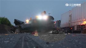 國道中山高速公路南下244公里斗南路段車禍
