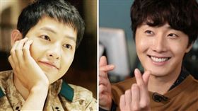 圖翻攝自韓網 丁一宇 宋仲基 合成圖