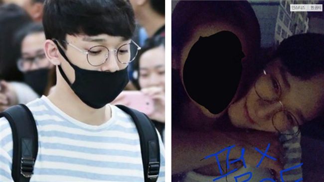 EXO團員與前女友親密視訊照流出！