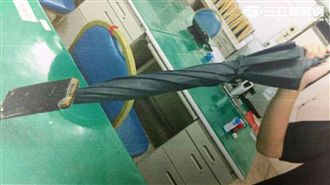 傘黏手機伸裙底　所長二度逮偷拍狼