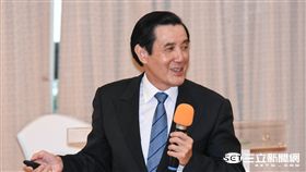 前總統馬英九東吳大學開課,演講 圖／記者林敬旻攝