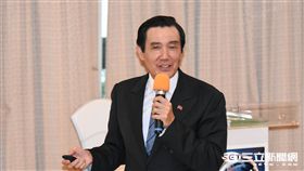 前總統馬英九東吳大學開課,演講 圖／記者林敬旻攝