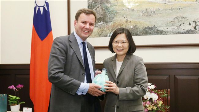 見英國貿易副部長　蔡盼深化台英合作