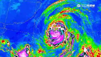 梅姬成穿心颱！沿山流路徑得防強風