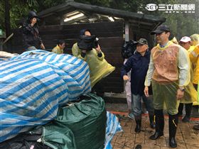 朱立倫視察梅姬　新北市提供