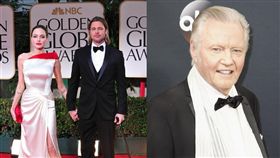 布萊德彼特,小布,安潔莉娜裘莉,強沃特（合成圖／美聯社／達志影像）