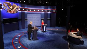 希拉蕊、川普、辯論／達志影像／美聯社