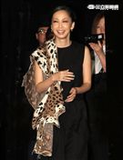 中島美嘉冒著颱風天來台宣布演唱會日期。（記者邱榮吉/攝影）