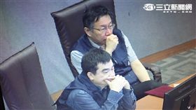 柯文哲災變中心　盧冠妃攝