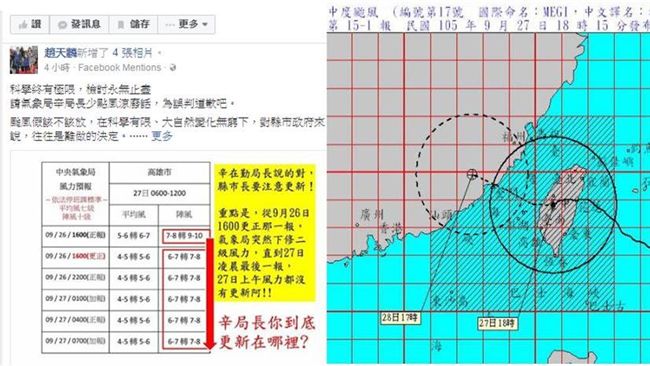 趙天麟要氣象局道歉　挨轟護主秀下限