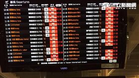 桃園機場：受影響航班36小時內消化完畢（圖／記者簡佑庭攝）