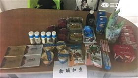江女二度前往自家樓下的全聯竊取民生物資遭逮（翻攝畫面）