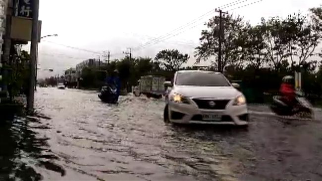 台南今仍淹水　賴清德：遲到不列紀錄