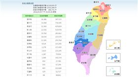 全台停電狀況 圖／台電