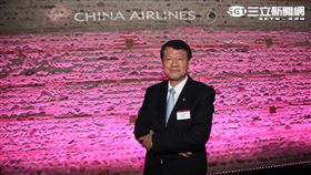 華航董事長何煖軒。（圖／記者簡佑庭攝）