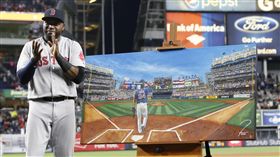 David Ortiz洋基球場退休（圖／美聯社／達志影像）