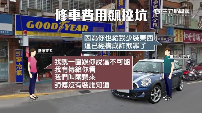 車熄火維修費10萬　車主控車廠坑錢
