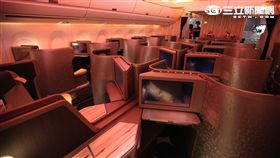 華航空中巴士A350客機內裝。（圖／記者簡佑庭攝）