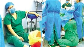 護士,產婦,接生 圖/翻攝自央視微博