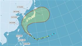 中颱芙蓉3日琉球北轉／氣象局