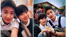 江宏傑、福原愛（圖／翻攝自江宏傑、福原愛微博）