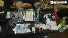 馮男在湳雅夜市租下套房設立毒品工廠交易仍遭警破獲（翻攝畫面）